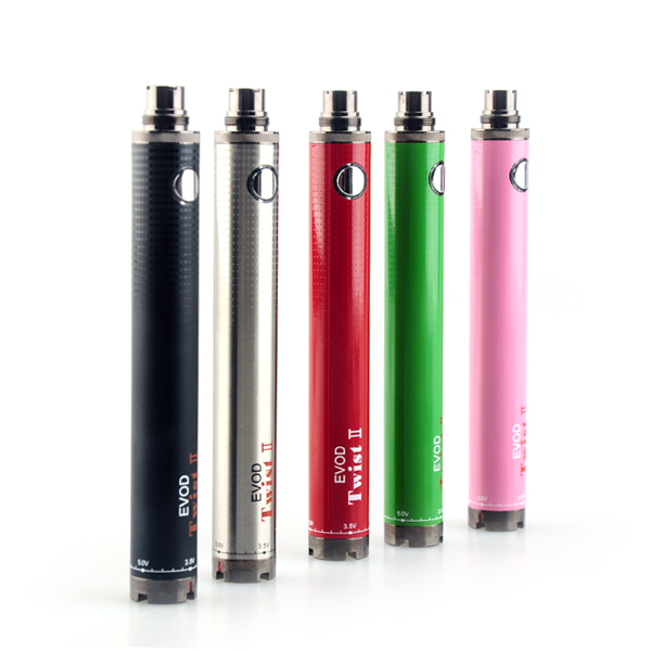 

New arrived Hot sale Evod Twist II III VV battery 1300mAh Variable Voltage 3.3v-4.8v battery ego Vision Spinner 2 3 Ecigs battery
