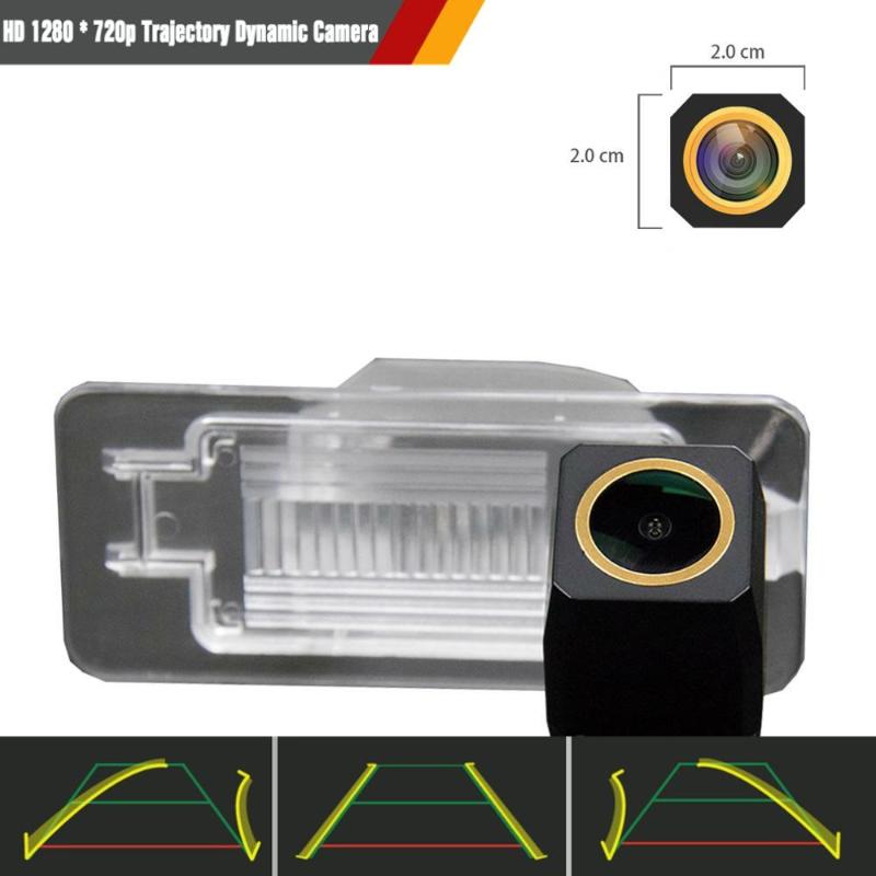 

HD 1280x720p Golden Camera 3rd Night Vision Rear View Backup Camera Trajectory Dynamic Parking Line for GL8 GL6 2020 2020 car