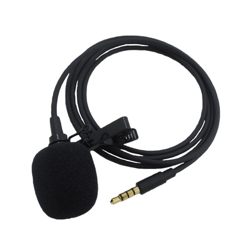 

Mini Portable Microphone Condenser Clip-on Lapel Mic for An-droid Phone