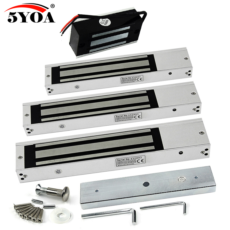 

Electronic Door Lock Electric Magnetic Lock Gate Opener Suction Holding Force Electromagnetic for Access Control System Various