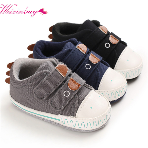 

Baby Boy Shoes Anti-Slip Toddler Shoes Casual Sneakers Walking Shoe Soft Soled First Walkers, Black
