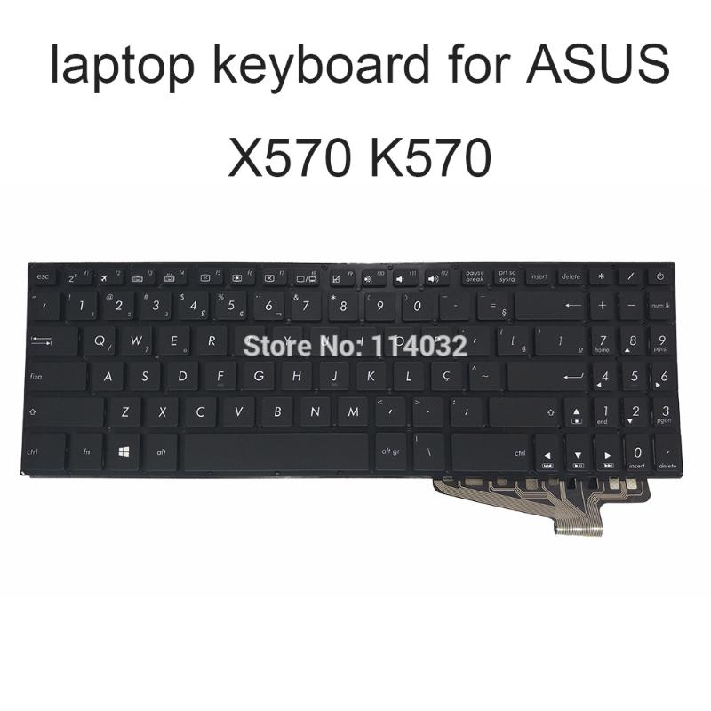 

Replacement backlit keyboards for ASUS X570 FX570UD NX580V YX570 YX 570 DD UD ZD BR Brazilian black new ASM17B1 0KNB0 5602BR00