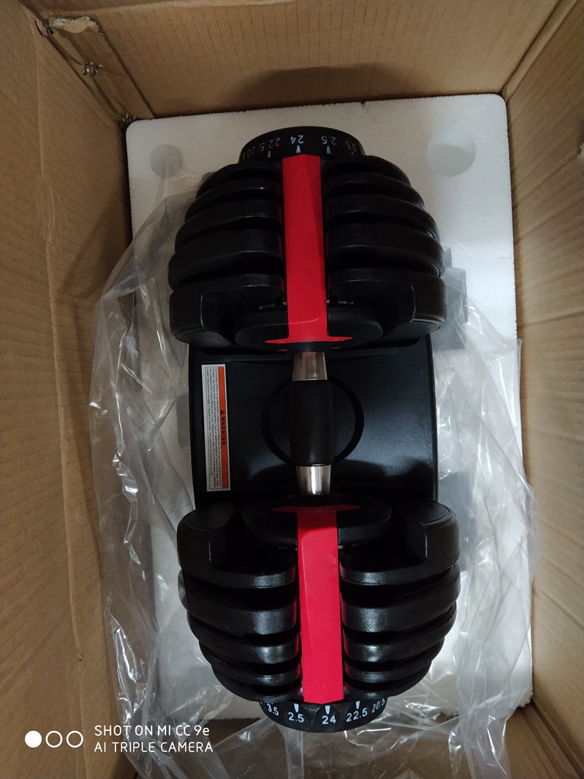 

Adjustable Dumbbells 2.5-24kg Fitness Workouts Dumbbells Weights Build Your Muscles Sport Fitness Supplies Equipment CYZ2687 Sea Shipping, 2.5-24kg=5-52.5pounds