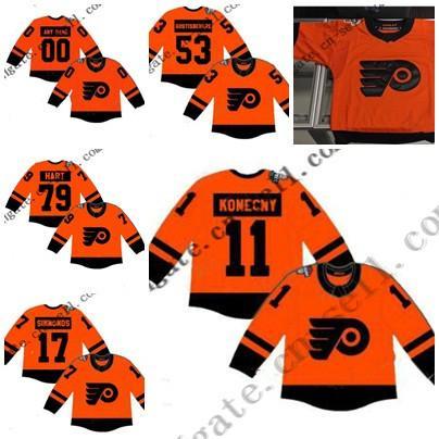 

Custom 79 Carter Hart 2019 Stadium Series Philadelphia Flyers Men Lady Youth 93 Voracek Gostisbehere 17 Simmonds Claude Giroux Hockey Jersey, Shown