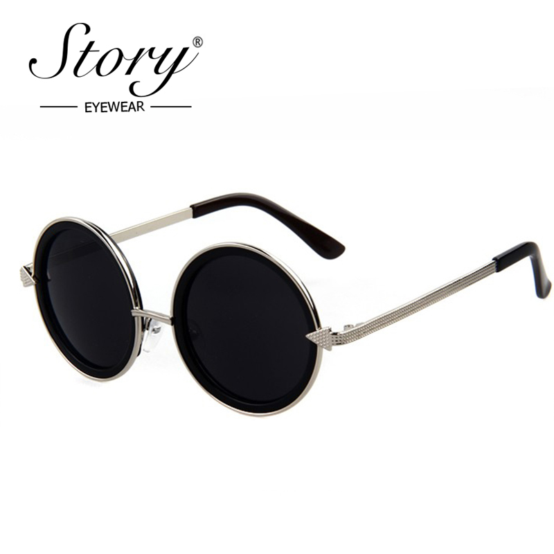 

STORY Brand Designer Mens Women Sunglasses KW Style Retro Arrow Sun Glasses For Driver Steampunk Sunglasses Male Female 8005
