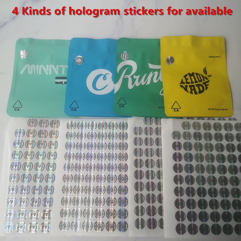 

New 3d hologram Stickers Only Cookies Mintz Lemonade California Accept customizable R Runtz COOKIES 3D hologram stickers