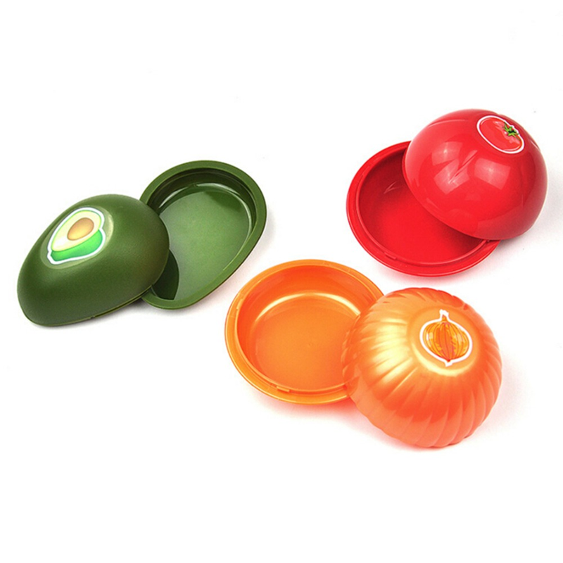 

Storage Box Crisper Vegetable Containers Onion Garlic Avocado Tomatoes Green Pepper Fresh Creative Kitchen