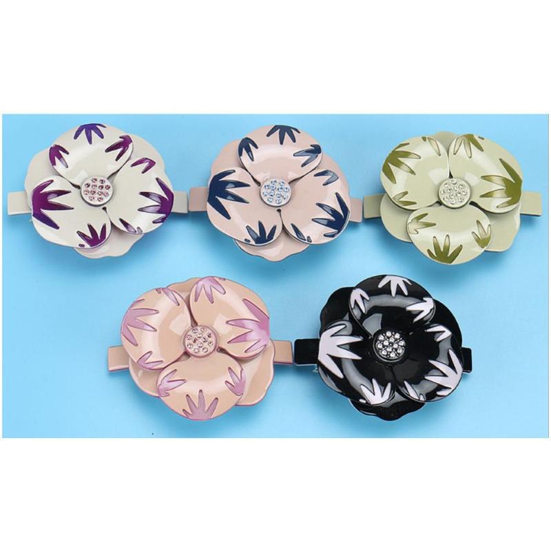 

Hair Barrette - Alexandre De Pairs Hair Accessory for Women Girl Classic Camellia Flower Ornament Jewelry for Clip