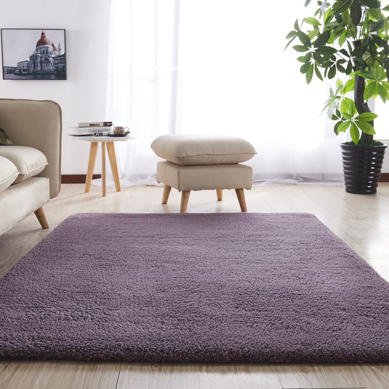 

carpet for living room modern fluffy rectangular bedroom carpets balcony white pink gray non-slip polyester carpet 140cm*200cm, Yg2-3