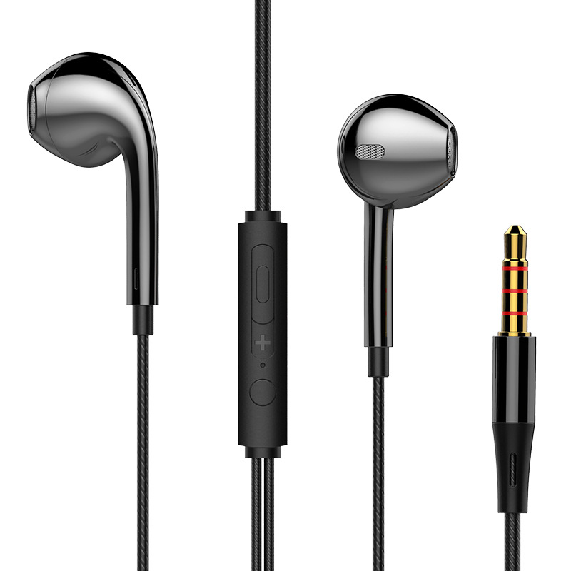 

Quad-core Mobile Wired Headphones 3.5 Sport Earbuds with Bass Phone Earphone Wire hifi Stereo Headset Mic Music Gaming Earphones