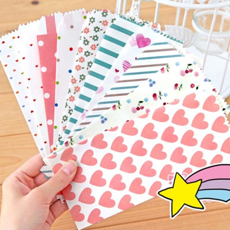 

10 pcs/lot Kawaii Paper Envelope Sweet Cute Fresh Style Wedding Envelope for Card Scrapbooking Gift Free Shipping