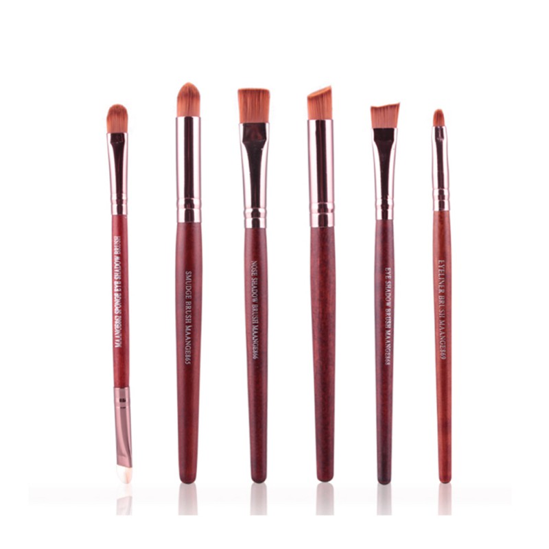 

6pcs/set Makeup Brushes Set Professional Eye Makeup Brushes Set Eyeshadow Eyeliner Eyelash Eyebrow Lip Brush Tool