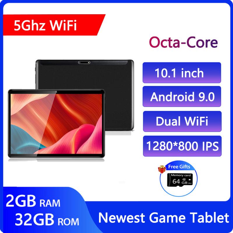 

ZONKO 10 inch Tablets Android 9.0 Game Tablet PC Octa Core 8 Cores 2G RAM 32G ROM 5G WiFi 1280*800 IPS GPS Google Play Youtube, Black