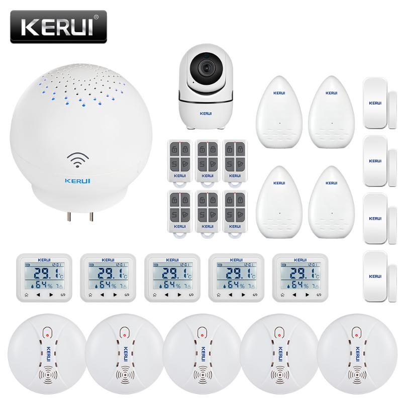

KERUI Tuya WIFI Multimode Smart Home Gateway Security Alarm System WIFI Doorbell Home Bridge Works With Alexa Google
