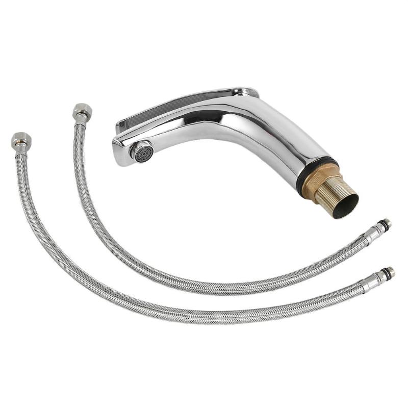 

New Basin Faucet Bathroom Basin Taps Mixer Home Kitchen Bathroom Chrome Water Tap Deck Mounted Water Cold & Hot Faucet