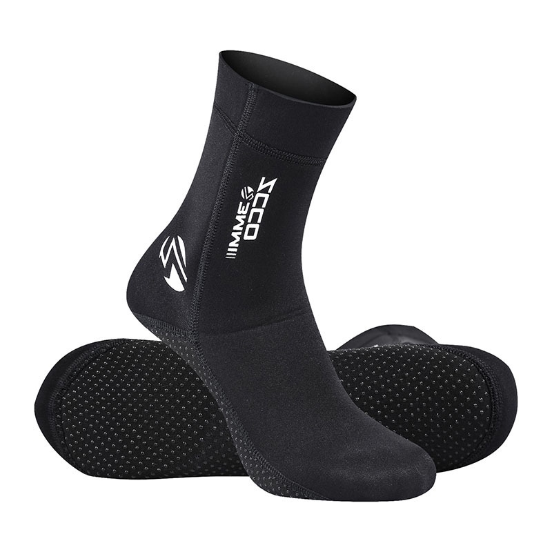 

3mm Men Women Diving Socks Boots Water Shoes Anti-scratch Non-slip Flexible comfortable durable Diving Surfing Boots Acce, Black