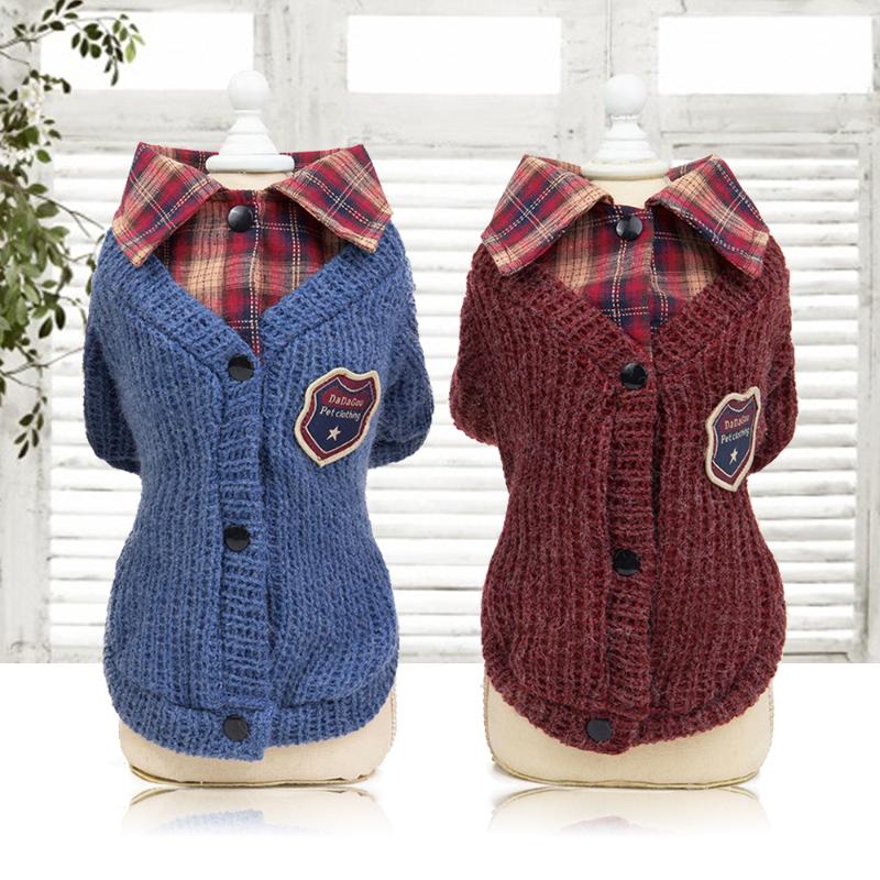 

Fashion Dog Coat Puppy Chihuahua Dog Clothes Sweater Winter Jacket Outfits Dogs Pets Clothing For Small Medium Dogs shih tzu, Red