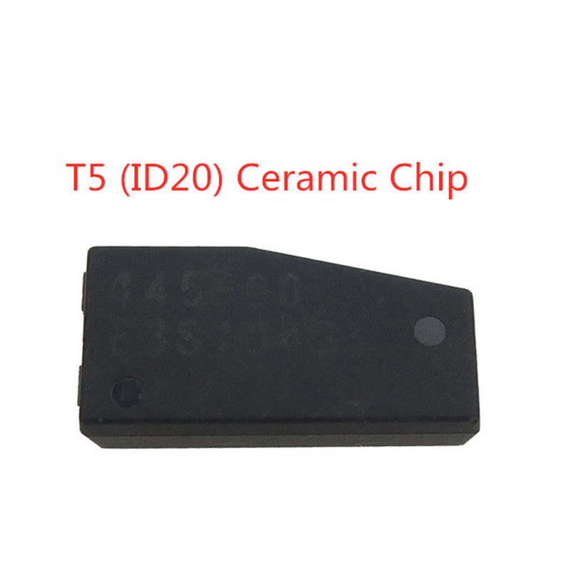 

RIOOAK 100PCS original T5 ID20 Transponder Car Key Chip Blank Carbon ceramic Cloneable Cemamic T5 Chip Copy To ID 11 12 13 33