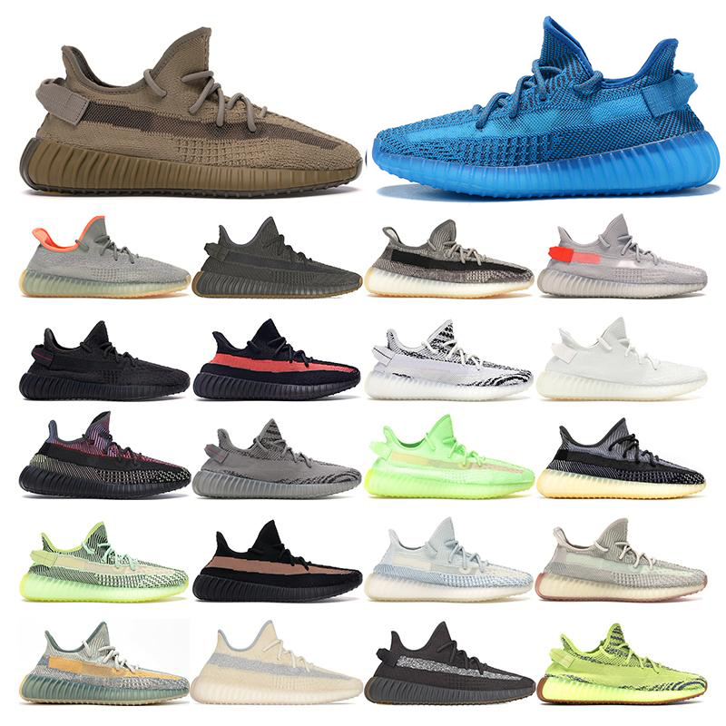 

outdoor kanye mens running shoes Desert Sage Cinder oreo Yecheil Yeezreel Earth Zebra Zyon Blue red tint women men sport sneaker trainer