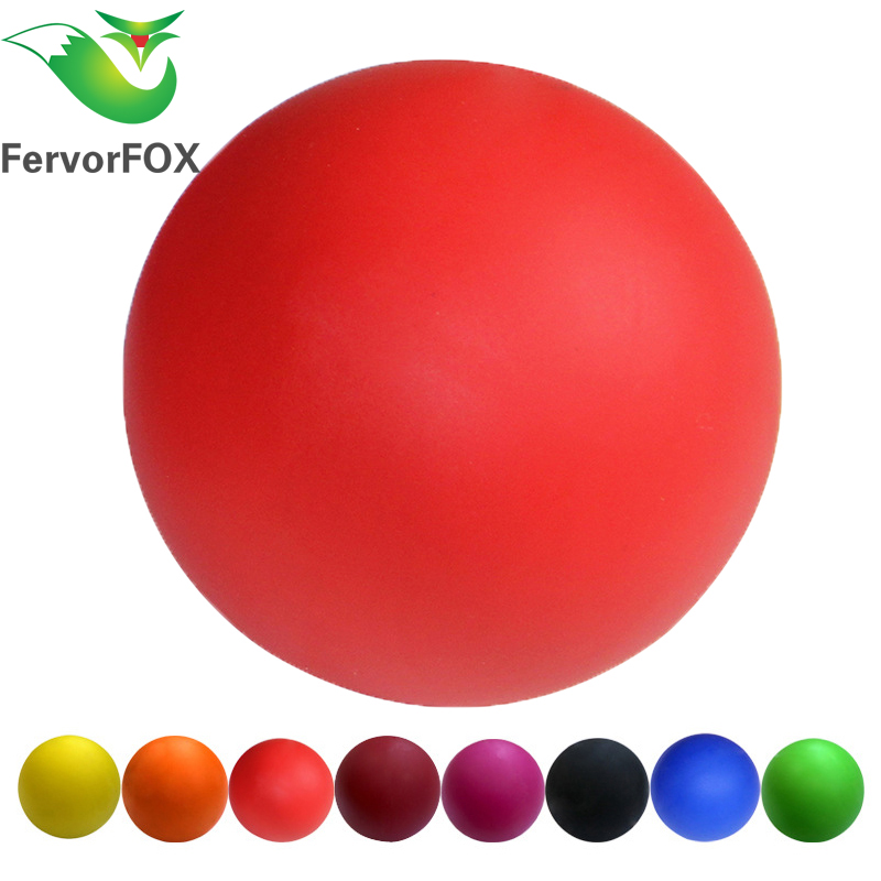 

Massage Ball 100% Rubber Hockey Lacrosse Ball 64mm Trigger Point Relaxation Self Massage