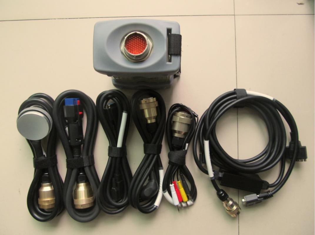 

mb star diagnostic tool c3 red pro with 7 cables for cars and trucks 12v 24v without hdd high quality