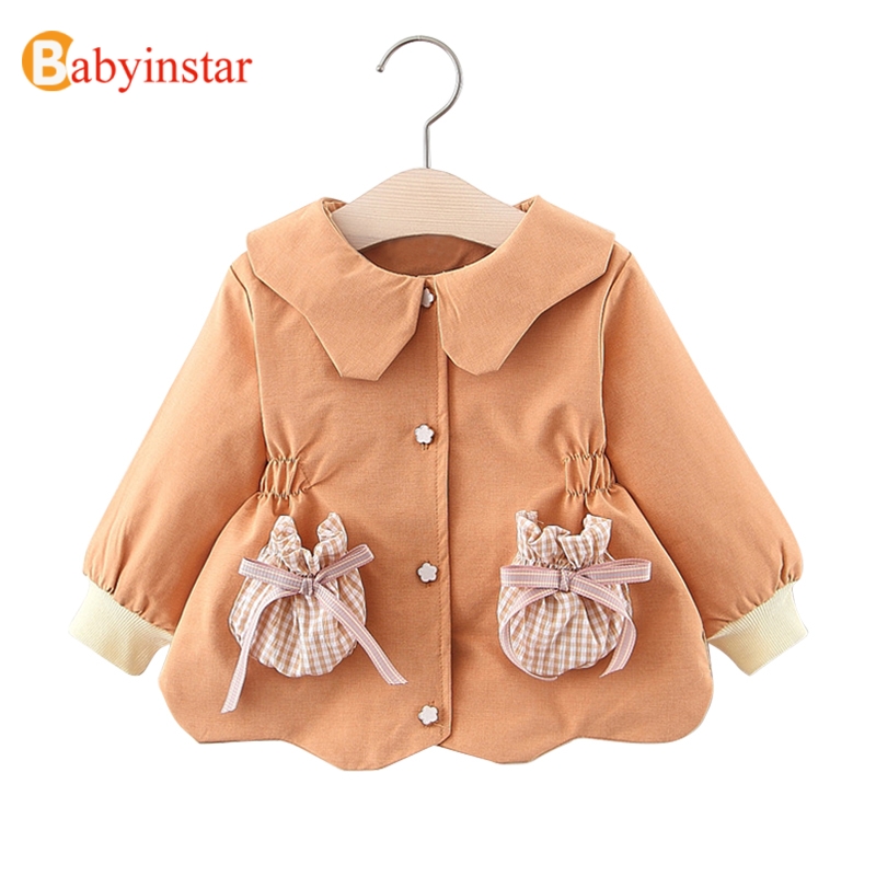 

Hot 2020 New Windbreaker Coats Little Girls Brand Jackets Kids Outerwear & Coats For Girl Kids Clothes Children's Spring Trench, Green