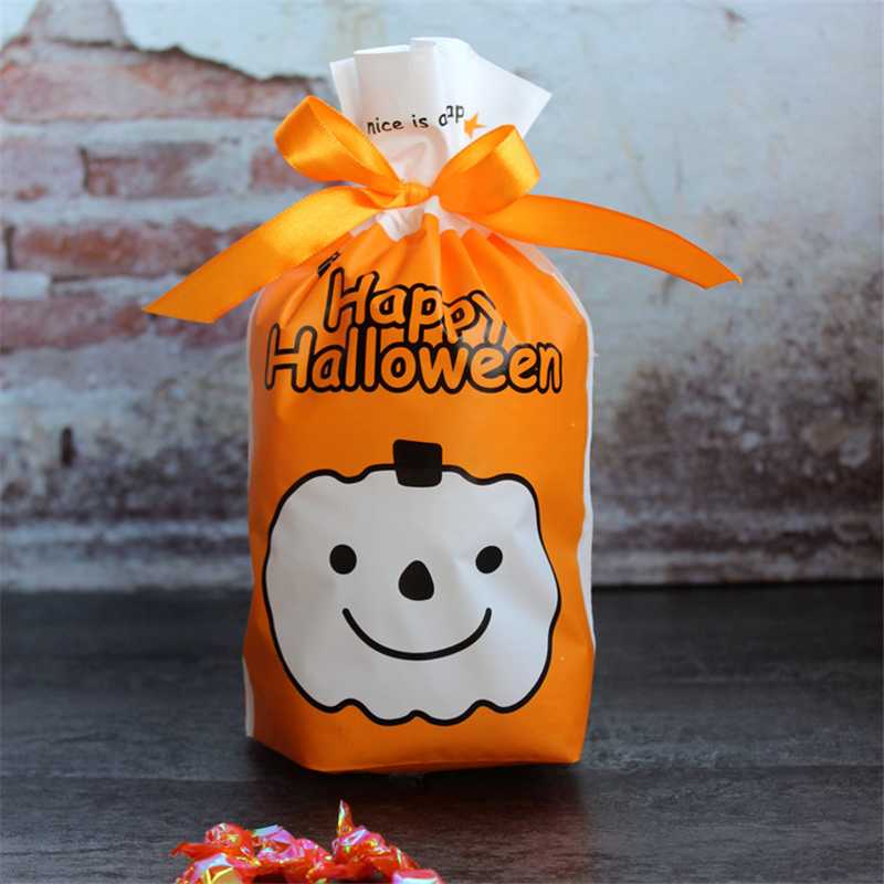 

Happy Halloween Candy Bags Halloween Party Decoration Pumpkin Candy Boxes Gift Bags for Kids 2020 Supplies