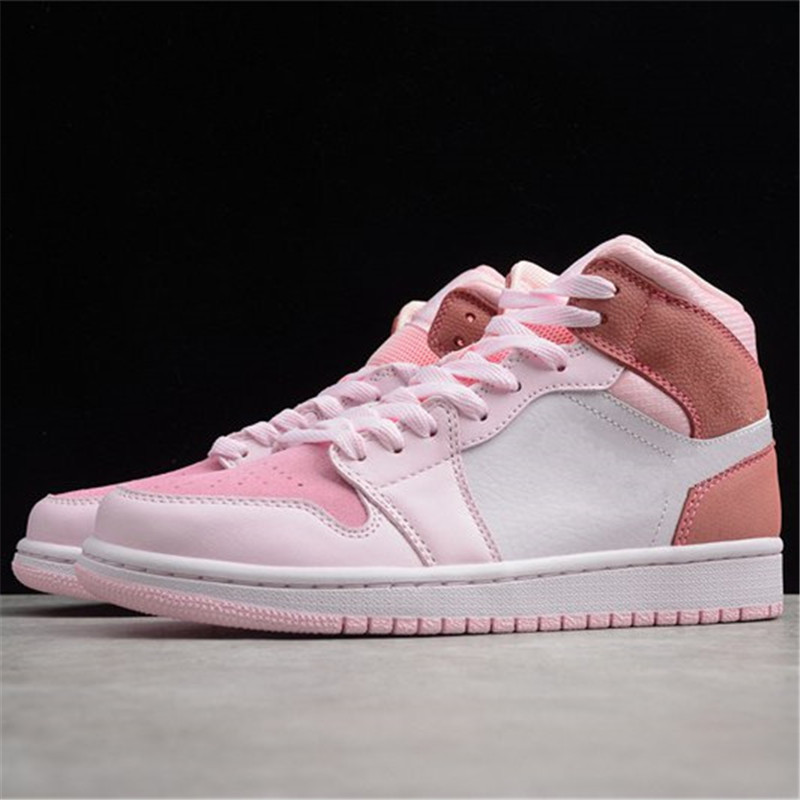 

Digital Pink Womens Mid 1 Basketball Shoes 1s Milan Light Khaki Noble Red GS Women Mens Designer Sneakers 36-46