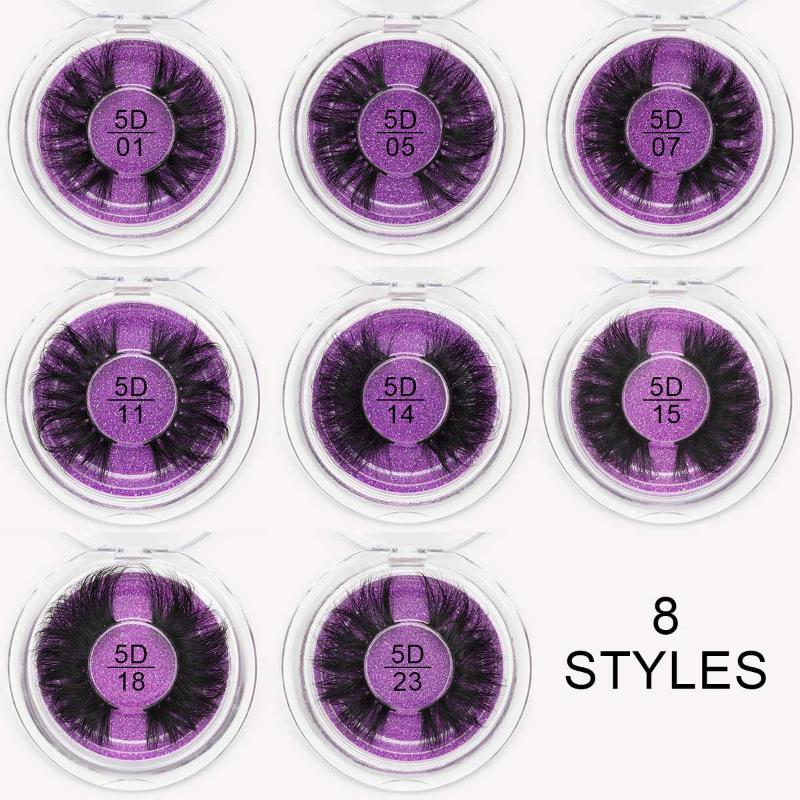 

ISEEN 25mm Mink Eyelashes 3D Mink Lashes HandMade Long Lashes Makeup Dramatic Thick 100% makeup tool