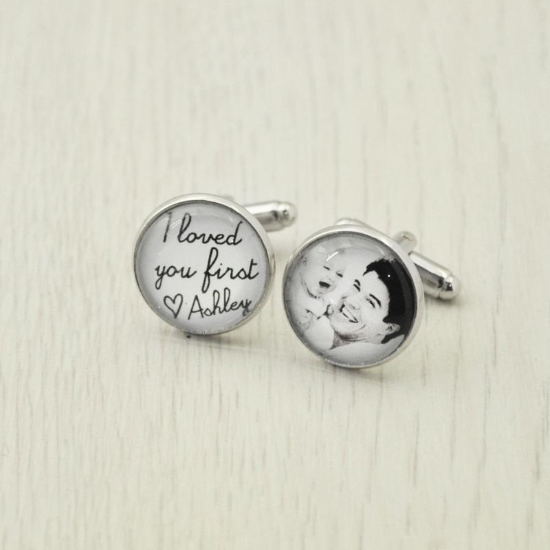 

Father of the Bride Gift,Mens Cufflinks,Personalized Wedding Cuff Links,Gifts for Dad,Father's Day Gift,Wedding