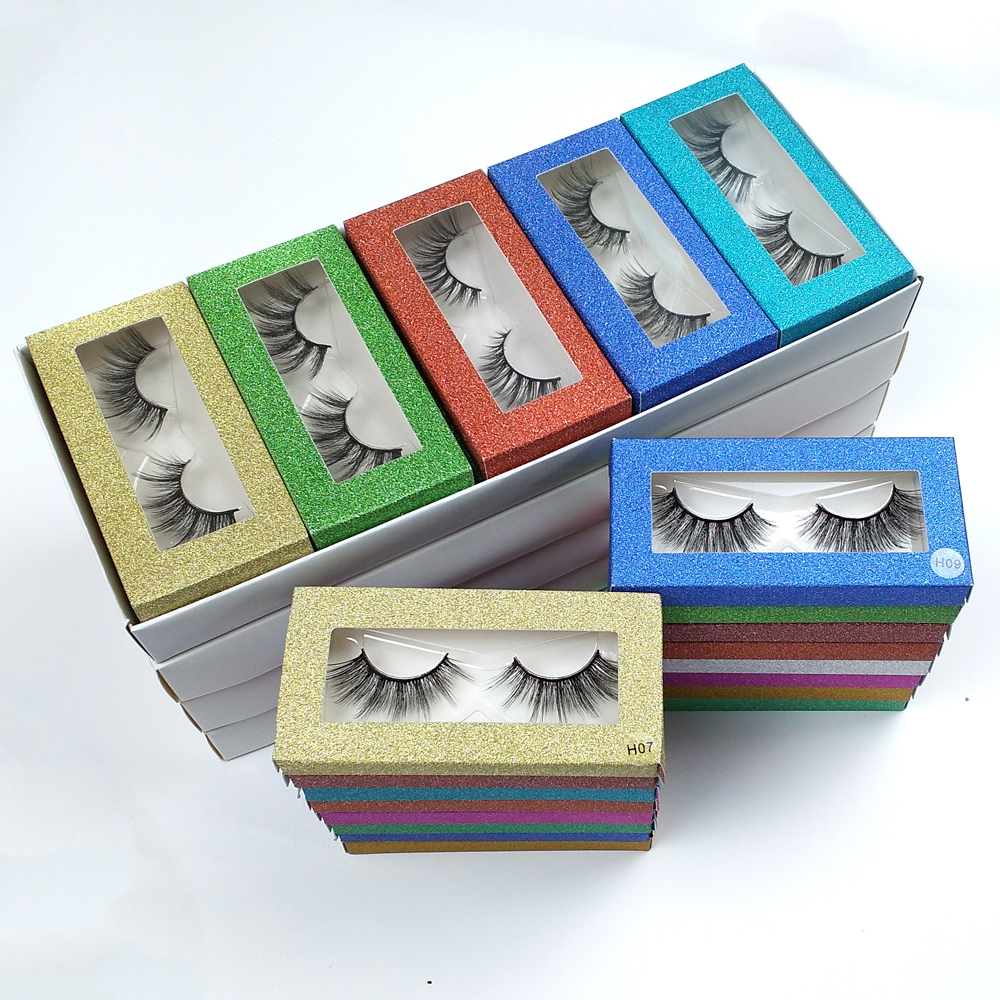 

Mink Eyelashes Wholesale Lashes 10 Style 3d Mink Lashes Natural with lash box In Bulk Makeup Eyelash Extension Supplies