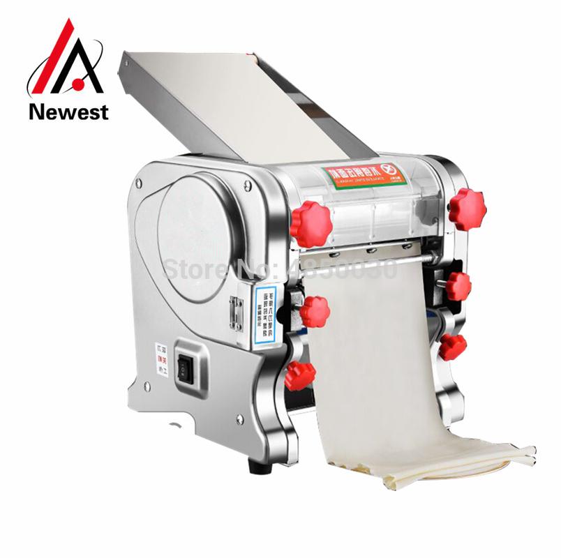 

NT-160 noodle press machine automatic Commercial Stainless Steel electric pasta maker machine Dough Cutter dumpling skin