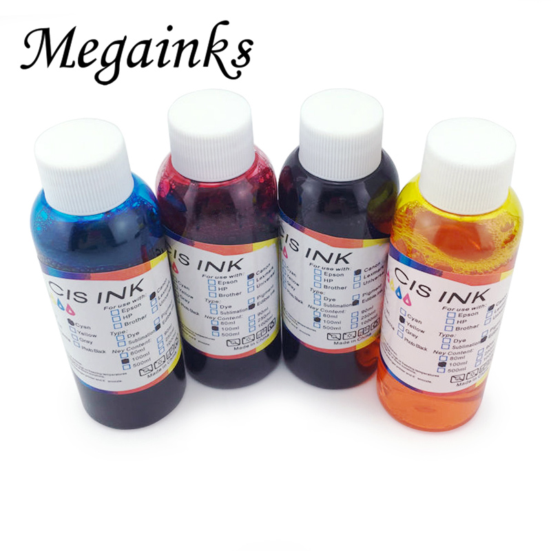 

4 Bottle 100ML Edible Ink for Canon &All Brand Coffee Art Latte Printer Machine Printing On Cake Drink Rice Rose Flower Ink