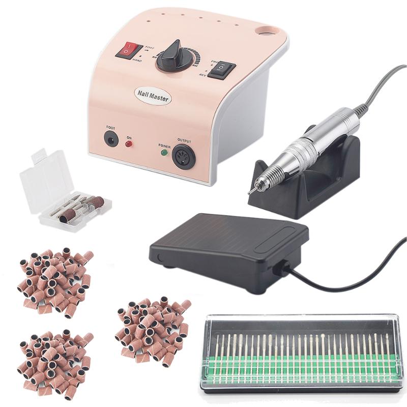 

35000 RPM Manicure Machine 35W Electric Nail Drill Nail Tools File Kit File With Bits Drill Set Pedicura