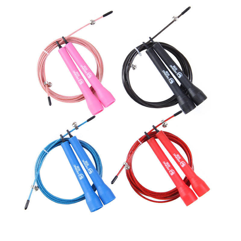 

Adjustable Speed Steel Wire Skipping Jump Rope cross fitness Fitnesss Equipment 3M 4 Colors Hot Free Shipping