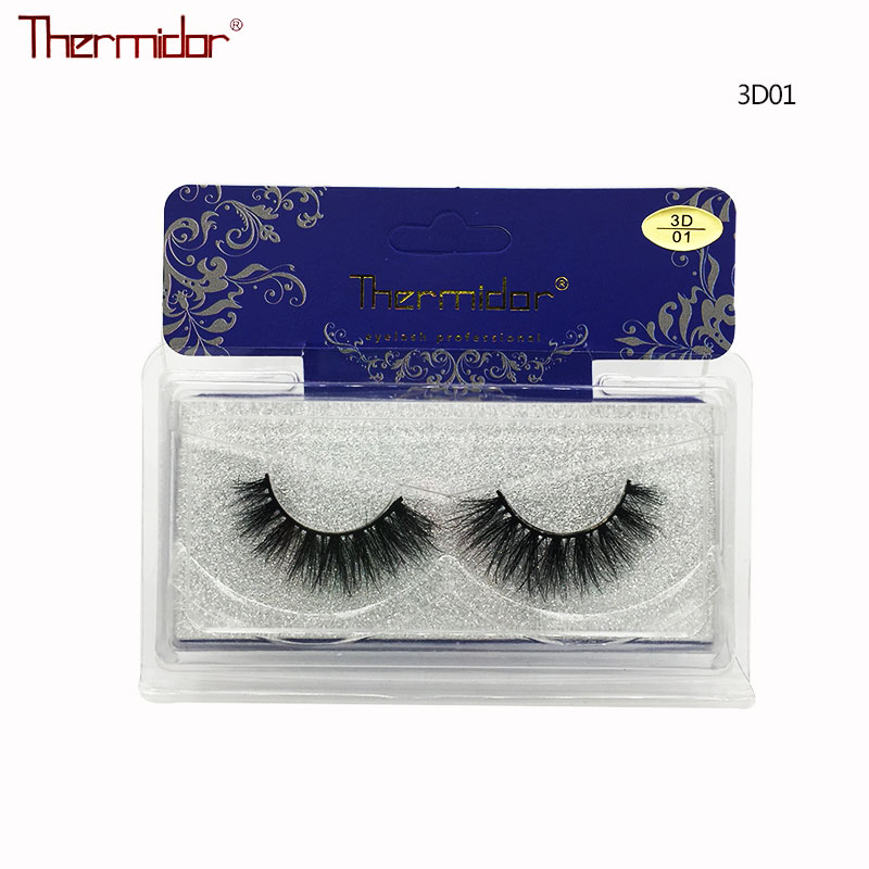 

New 3D Mink Eyelashes High Quality 3D Real Mink Lashes Lightweight Soft False Eyelashes Comfortable to Wear and Reusable