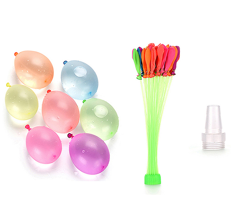 

111Pcs Summer Colorful Waters Balloon Children Beach Party Outdoor Toy Water Bomb Balls Shooting Game Kid Gift, Multicolor