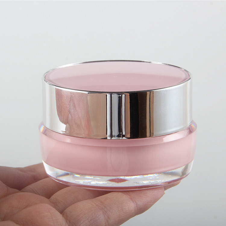 

25g Empty Acrylic container Cosmetics Cream Packaging Jar Grade Sample Bottle Eye / Night Cream box Refillable bottles