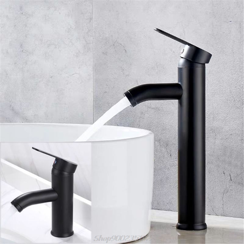 

Single Handle Bathroom Basin Faucets Cold/Hot Mixer Basin Sink Tap Black Water Kitchen Faucet Bathroom Au04 20 Dropship
