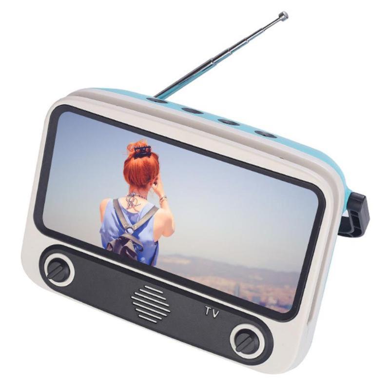 

NiCe Pth800 Retro Tv Style Mobile Phone Bracket Card Wireless Speaker Outdoor Wireless Audio Professional