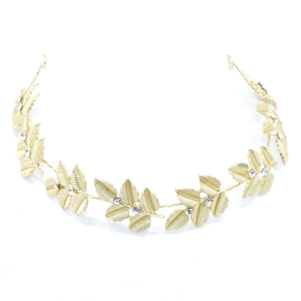 

Vintage Roman Goddess Gold Hairband Headband Olive Leaves Headpiece Women Hairband Tiaras Bridal Headband Wedding Hair Jewelry