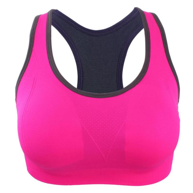 

DICHSKI Sports Bra Fitness Ladies Padded Push Up Yoga Fitness Daily Wear Wire Free Bra Seamless Full Cup Solid Yoga Sportswear, I067 color of skin