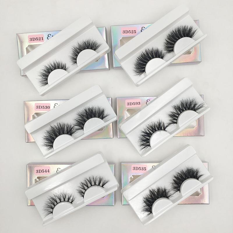 

Fluffy Messy Eyelashes Real Mink Lashes Handmade Short Natural False Eyelashes Makeup Wholesale Fake