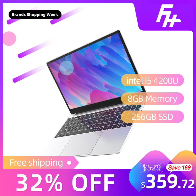 

Funhouse 15.6 Inch 4200U 8G RAM 256G SSD Computer Portable Desktop Notebook Gaming Tablet Backlight Metal Gaming Laptops, As pic