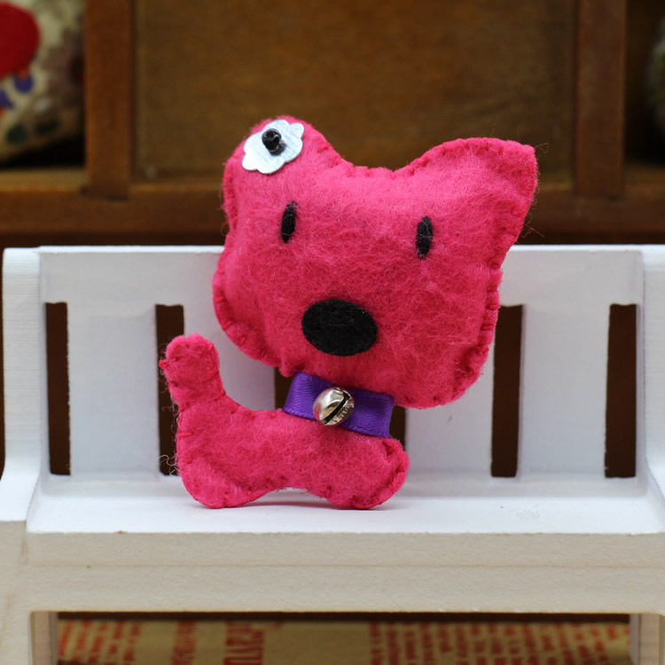 

Brand New Handmade Cloth Cartoon Brooch Pins Cute Bell Cat Brooch Clothing Accessories Hot Fashion Jewelry Wholesale