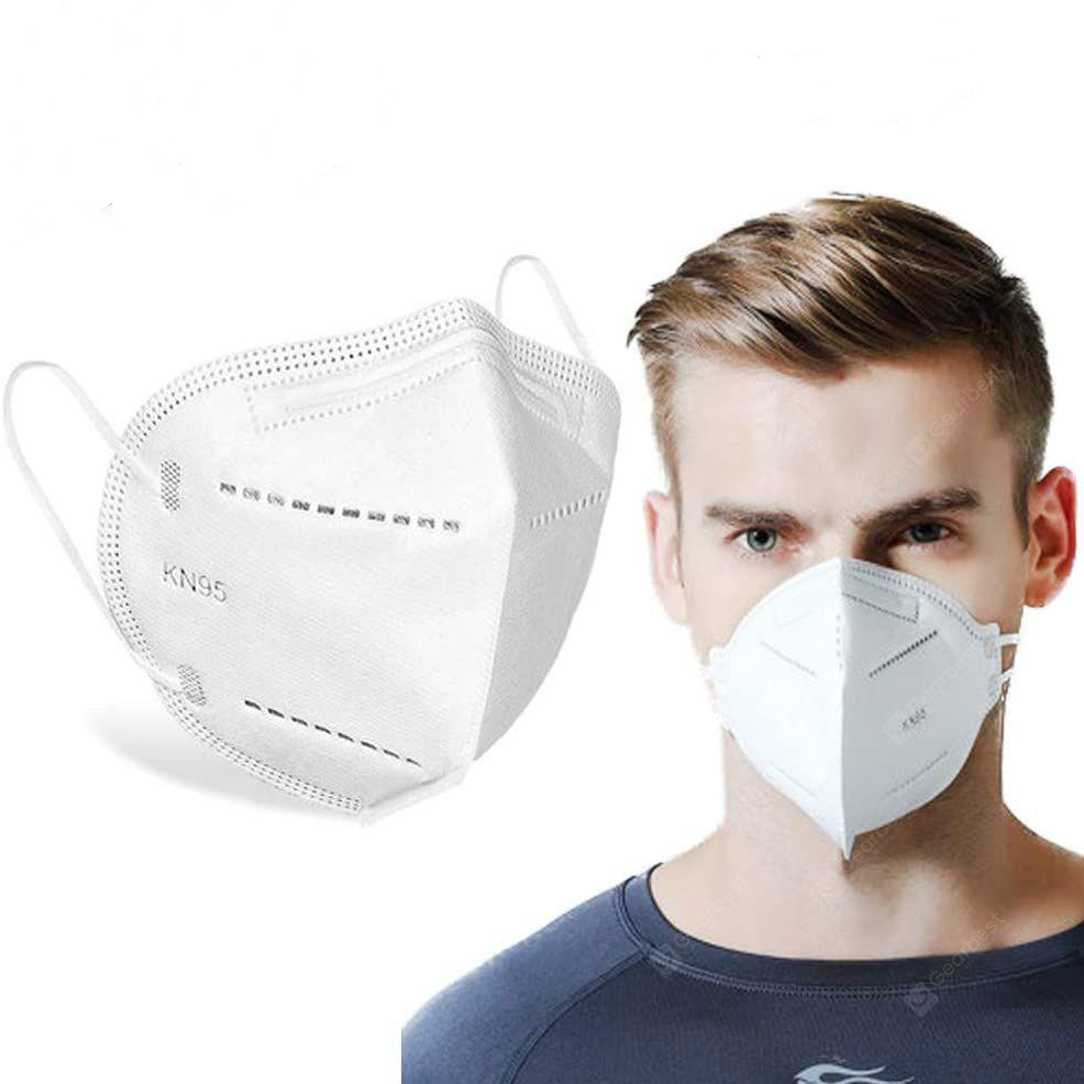 

wholesale KN95 mask Disposable Non-woven KN95 Folding Half Face Mask Fabric Dustproof Windproof Respirator Anti-Fog Dust-proof Outdoor Masks