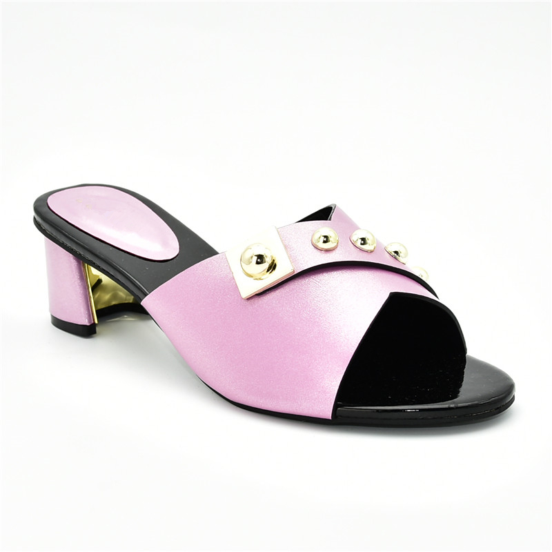 

New Arrival Designer Luxury Shoes Women 2020 PU Leather High Heel Sandals Slip on Shoes for Women Italian Party Pumps, Blue