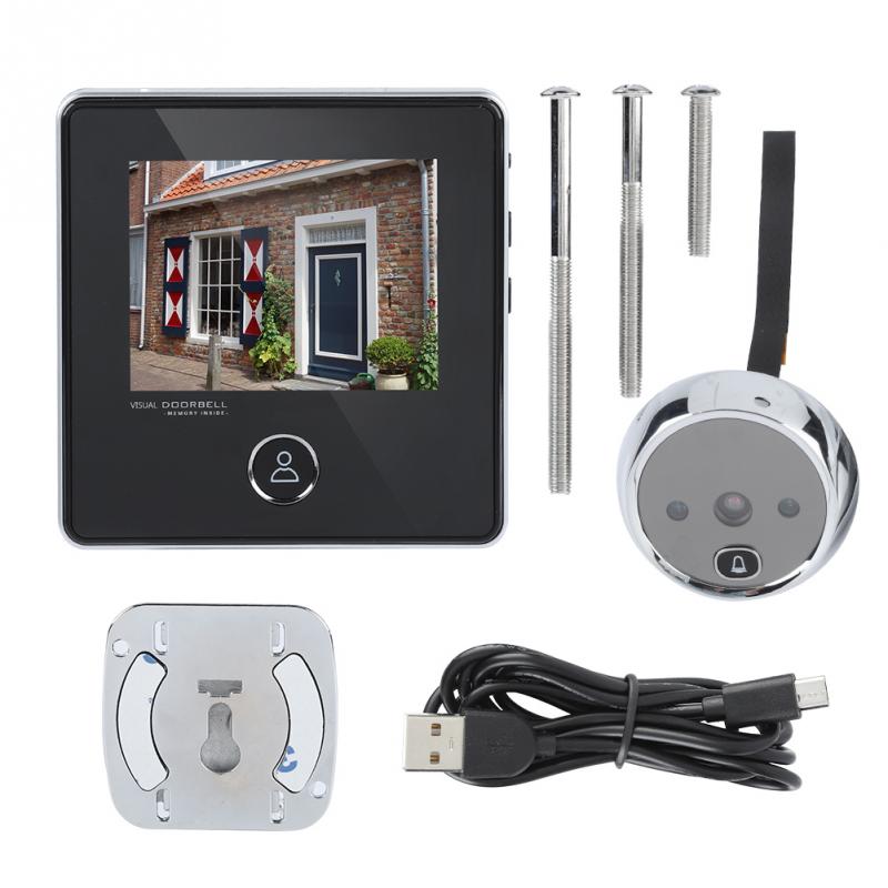 

3.0 inch Digital Vedio Peephole Door Bell Camera 120 Degree Wide Angle LCD Color Screen Electronic Peephole Viewer Eye Doorbell