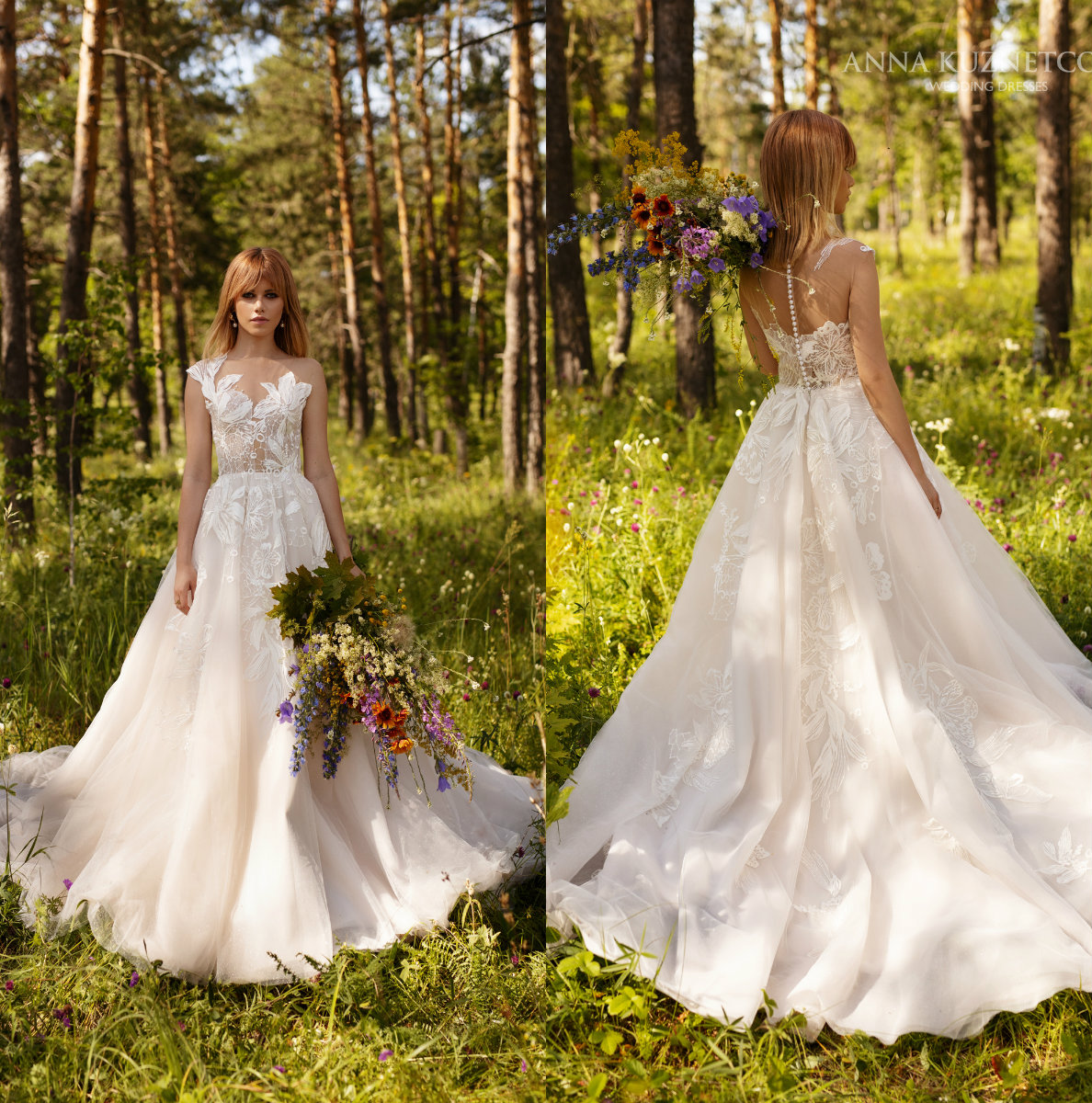 

2021 Elegant Wedding Dresses Jewel Sleeveless Lace Appliques Bridal Gowns Custom Made Button Back Sweep Train A-Line Wedding Dress, Champagne