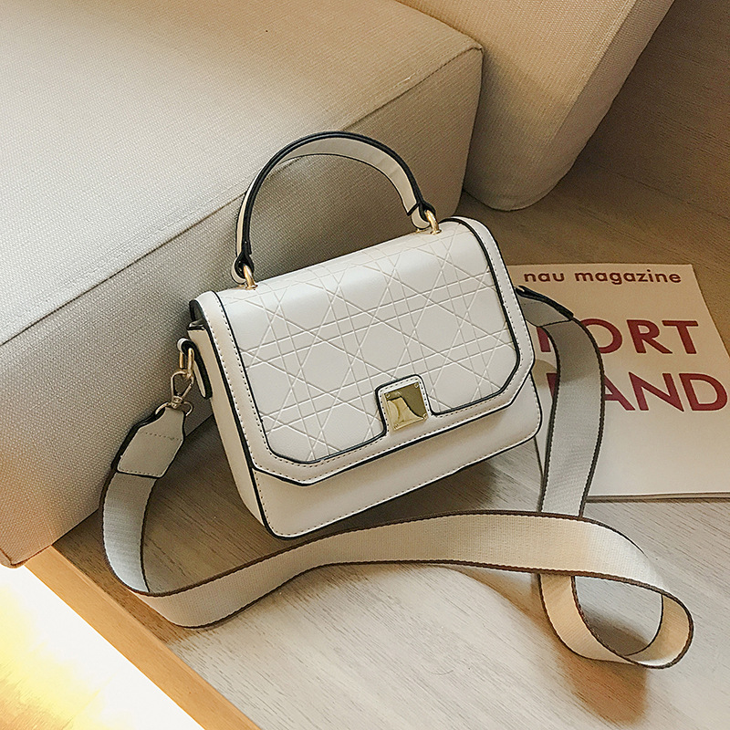 

Small Bag Handbags 2020 Popular New Trendy Fashion Wild Ins Messenger Bag Net Red Portable Small Square Shoulder, Black